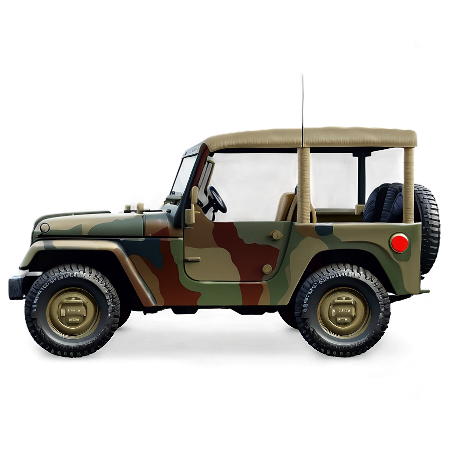 Military Jeep Icon Png 05062024 PNG