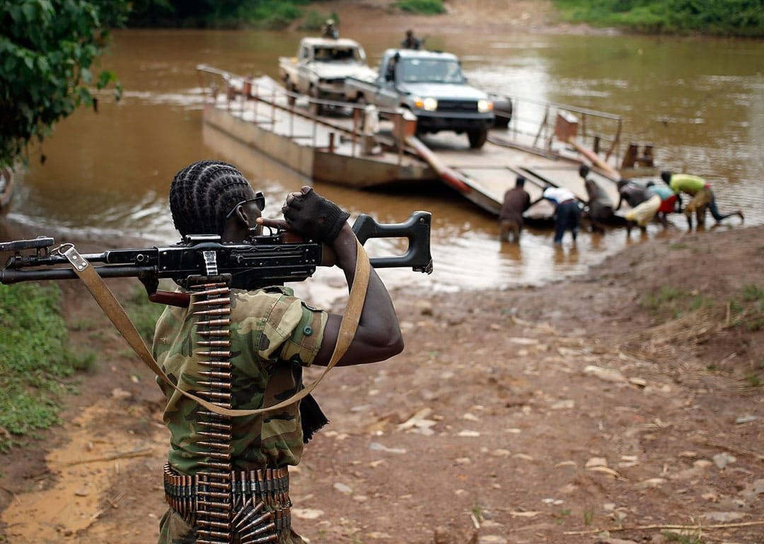 Military Man In Central African Republic Wallpaper