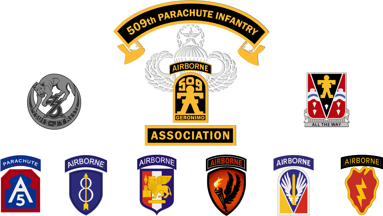 Military Parachute Infantry Airborne Emblems PNG