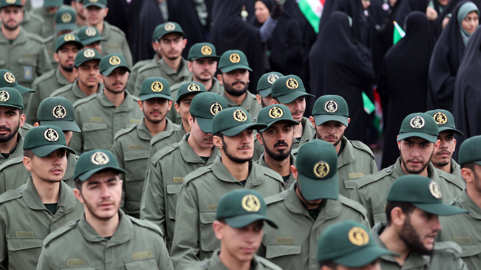 Militærparade i Iran. Wallpaper