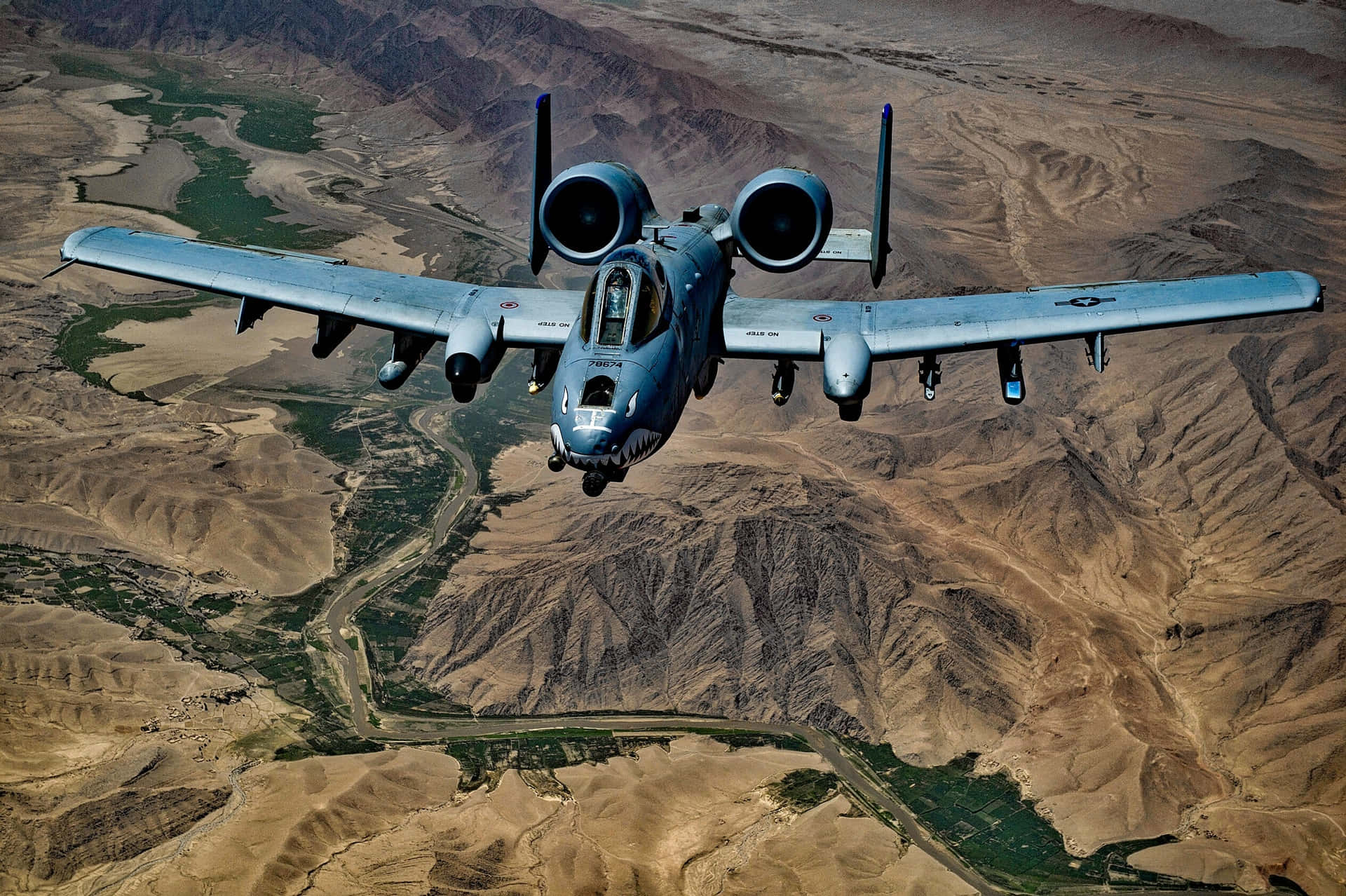 Eineu.s. Air Force A-10 Hawkeye. Wallpaper