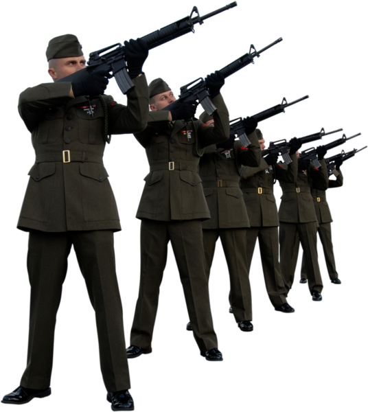 Military Salute Gun Rifle Uniform PNG