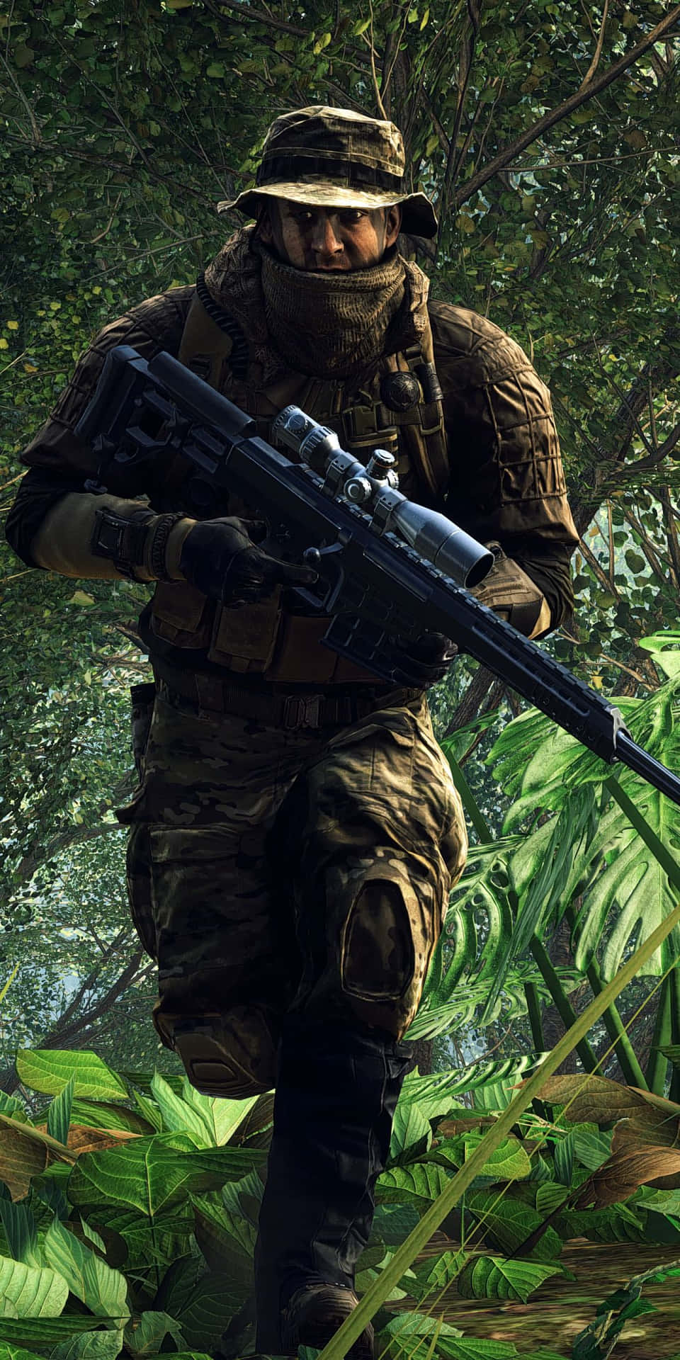 Military_ Sniper_in_ Jungle_ Game_ Art.jpg Wallpaper