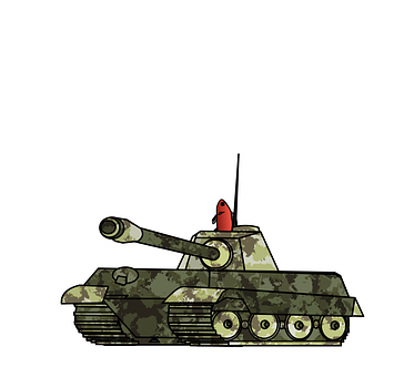 Military Tank Illustration PNG