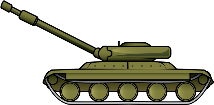 Military Tank Illustration PNG