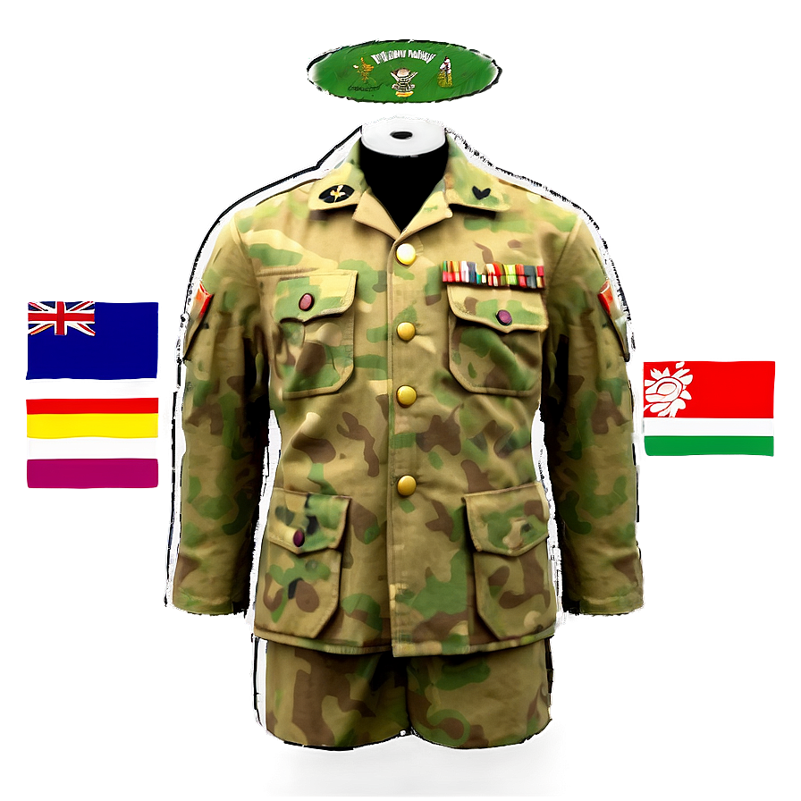 Military Uniform Png Qie82 PNG