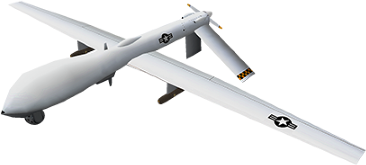 Military Unmanned Aerial Vehicle PNG