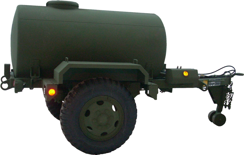 Military Water Tanker Trailer PNG