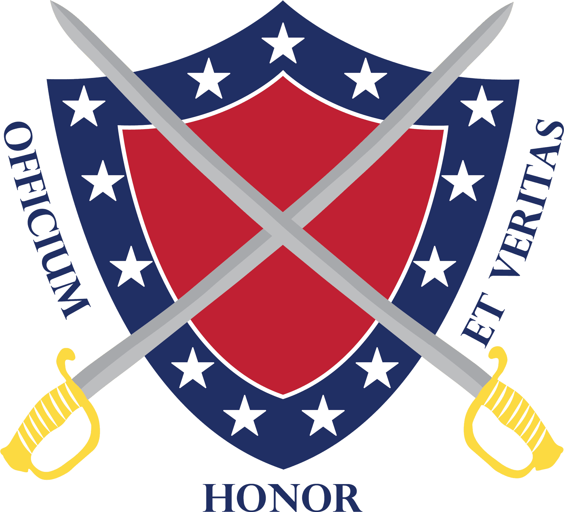 Military_ Embelm_ Shield_ Swords_ Stars PNG