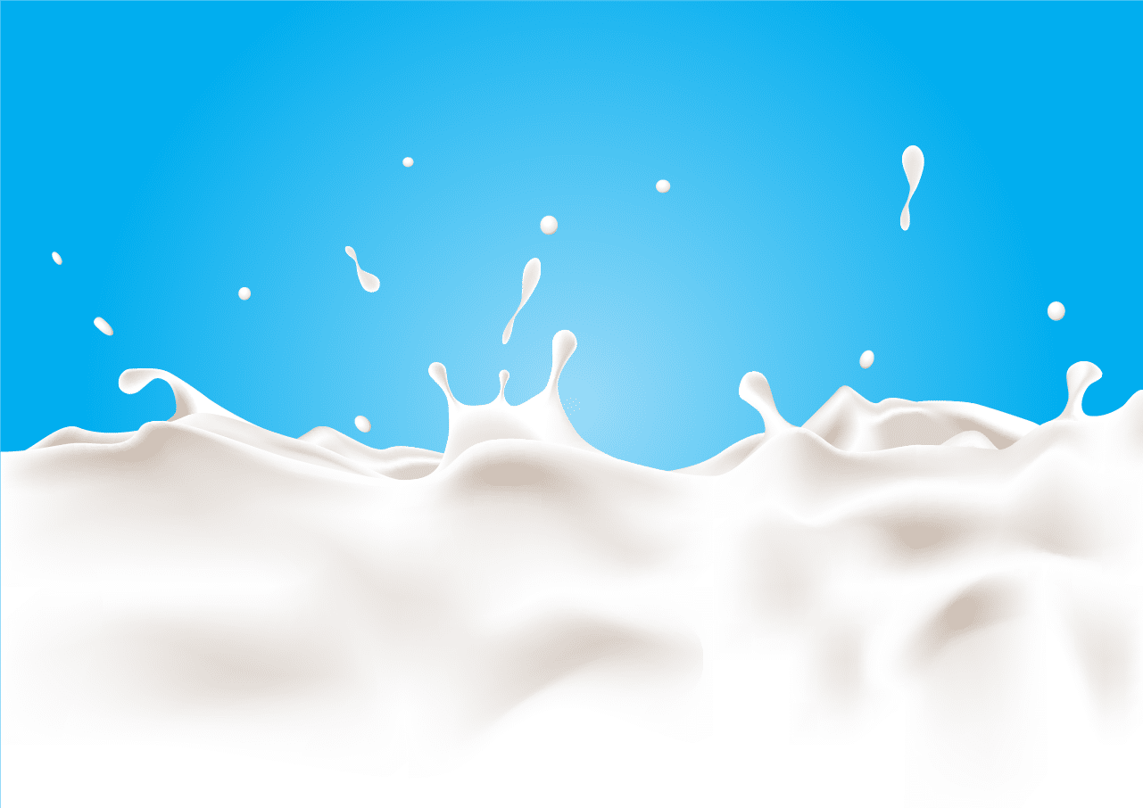 Etglas Mælk På En Solrig Morgen