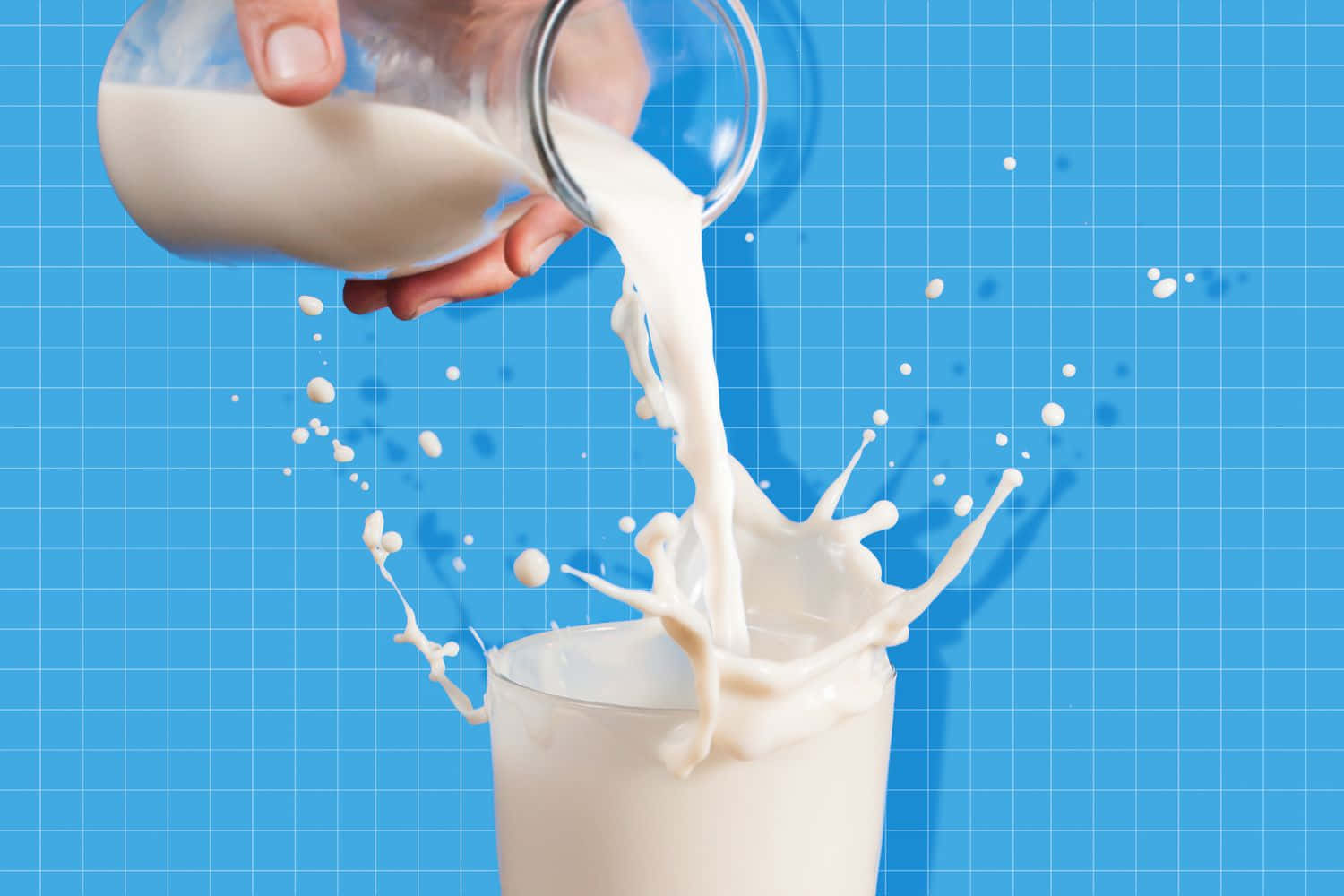 Detär Aldrig För Sent Att Prova Lite Uppfriskande Kall Mjölk