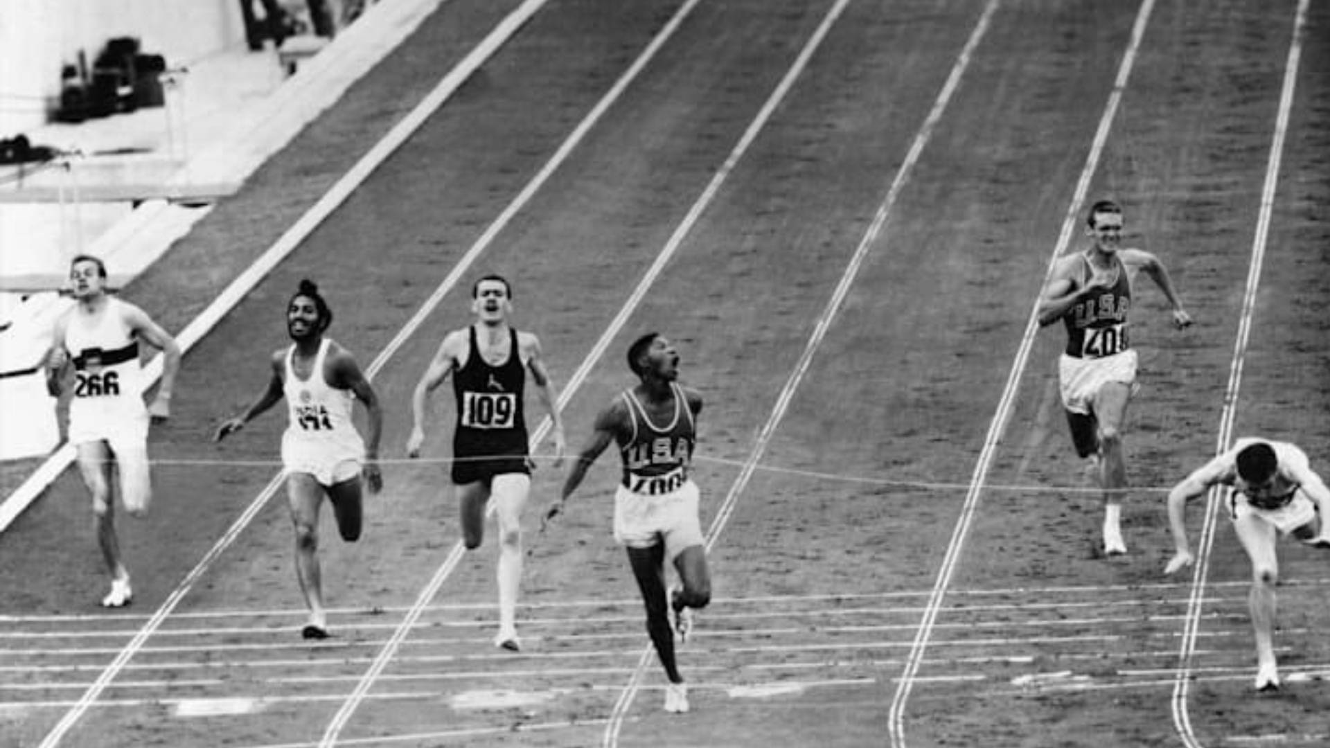 Milkha Singh In Rome Olympics 1960