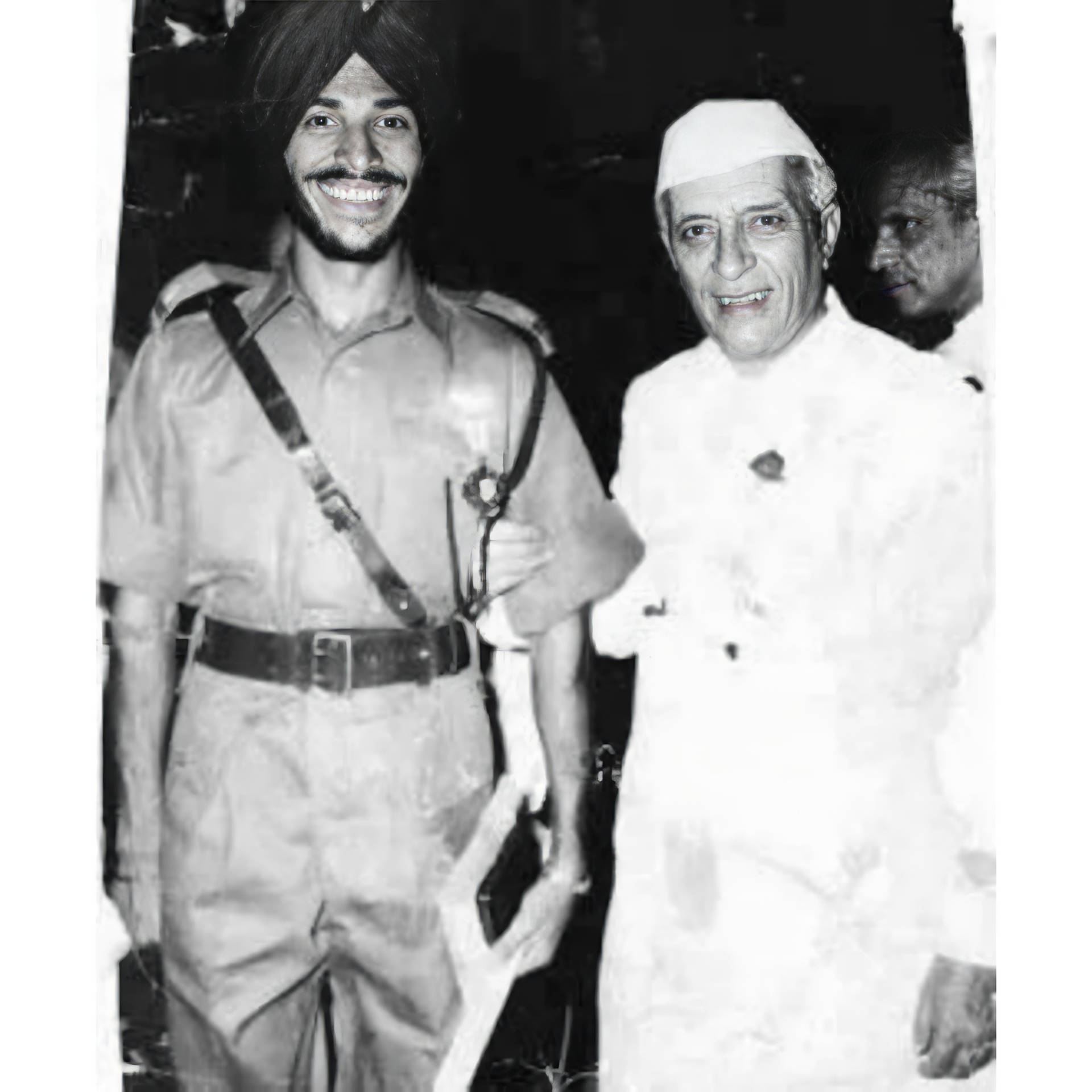 Milkha Singh med Pandit Jawaharla Nehru Wallpaper