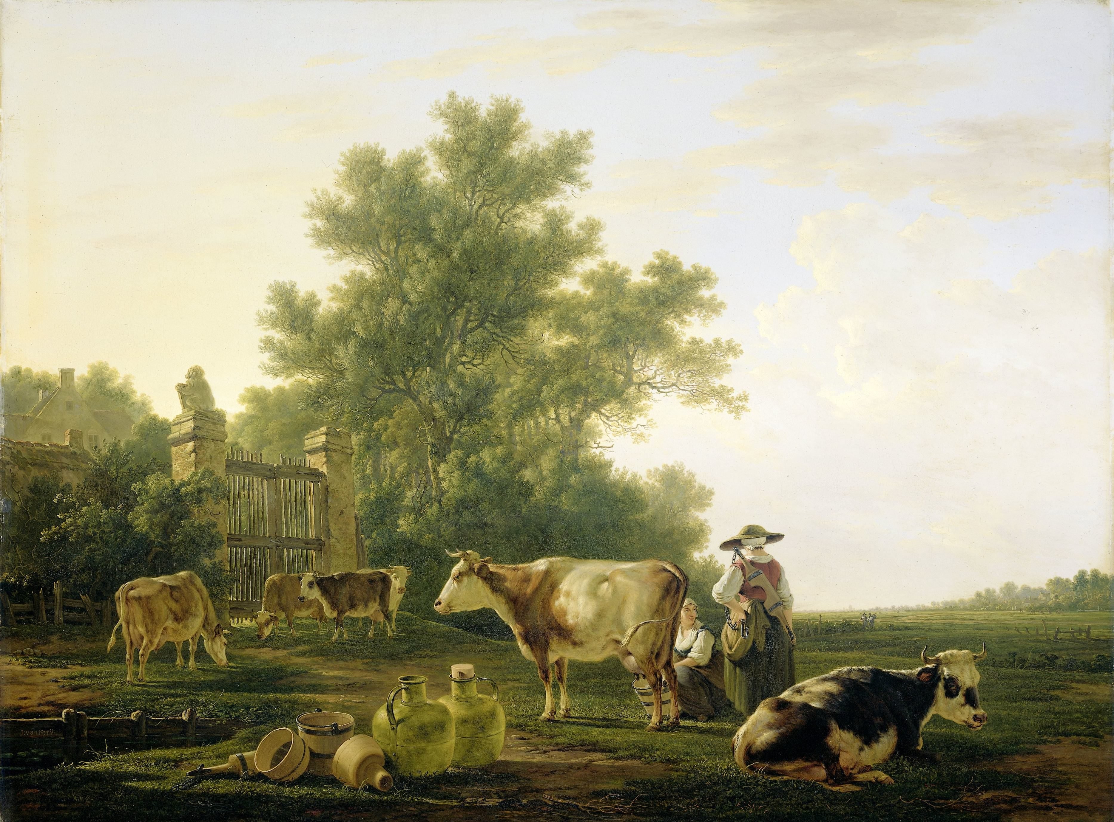 Milking Time Wallpaper