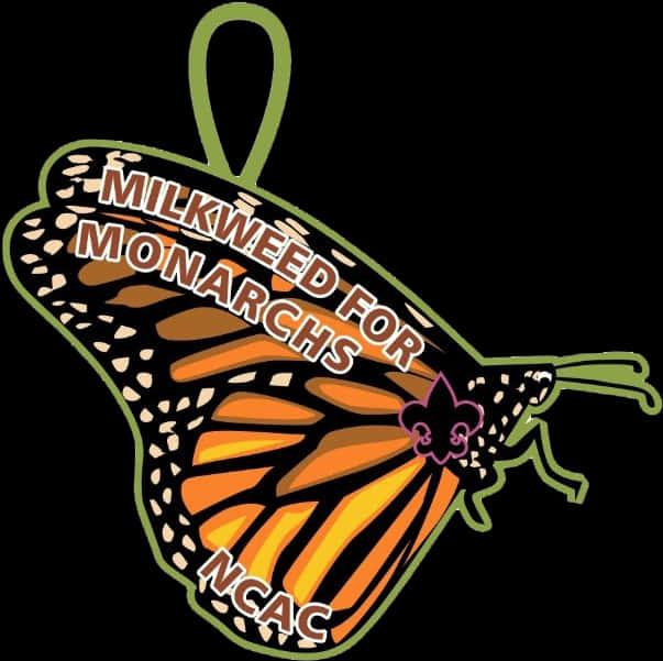 Milkweedfor Monarchs Logo PNG