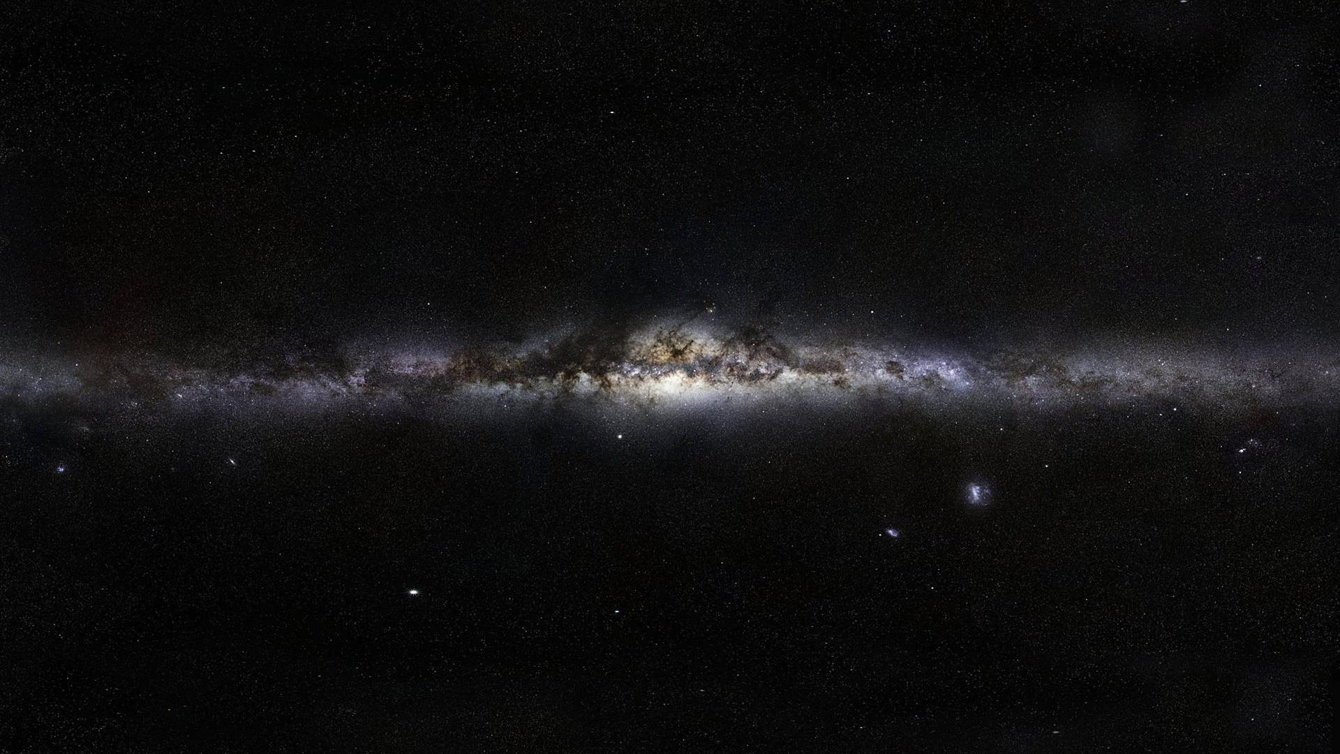 Planoda Galáxia Via Láctea. Papel de Parede