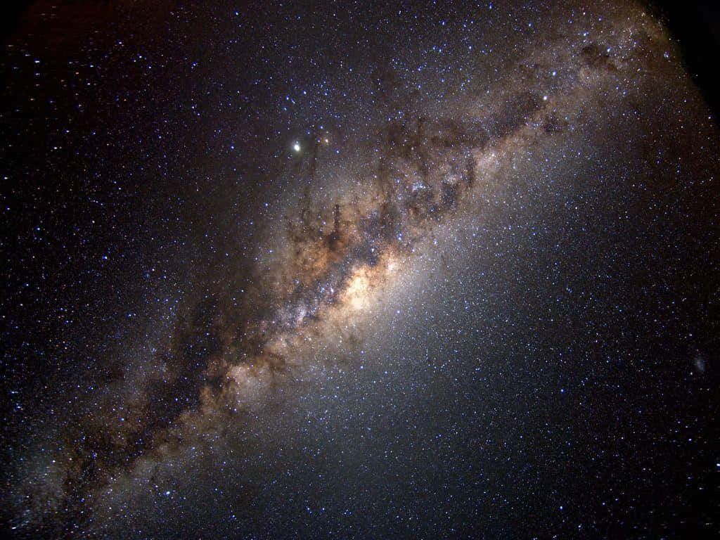 Enögonblicksbild Av Den Storslagna Vintergatan