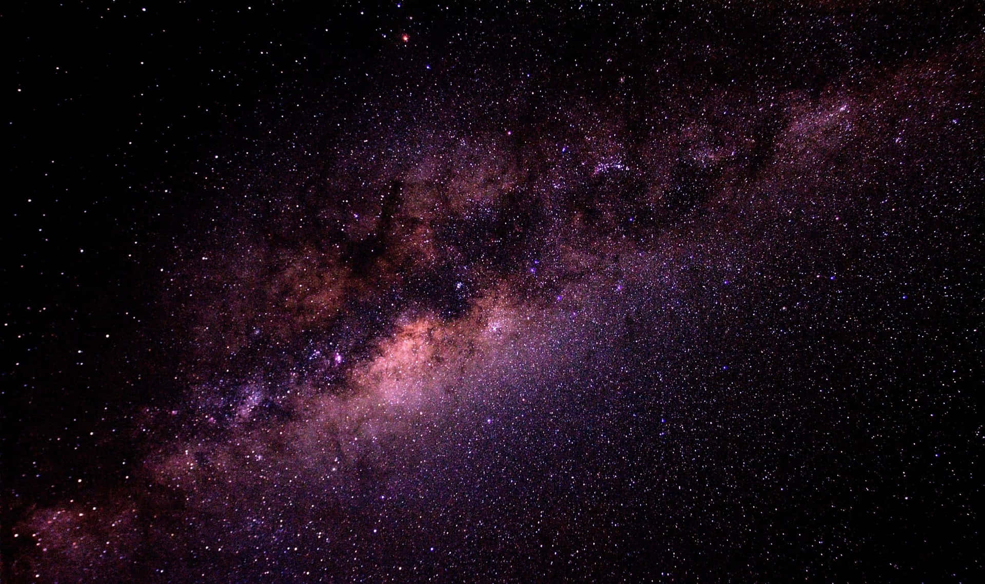 Diemajestätische Schönheit Unserer Galaktischen Milchstraße