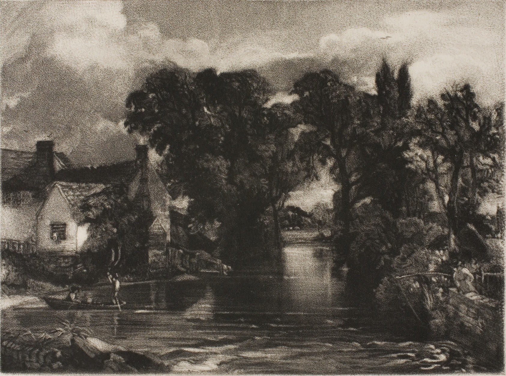 Mill Stream Wallpaper