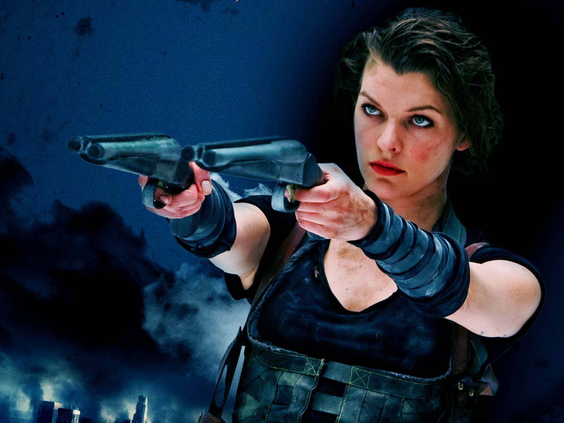 Milla Jovovich Alice Resident Evil Action Cinema Scene Wallpaper Wallpaper