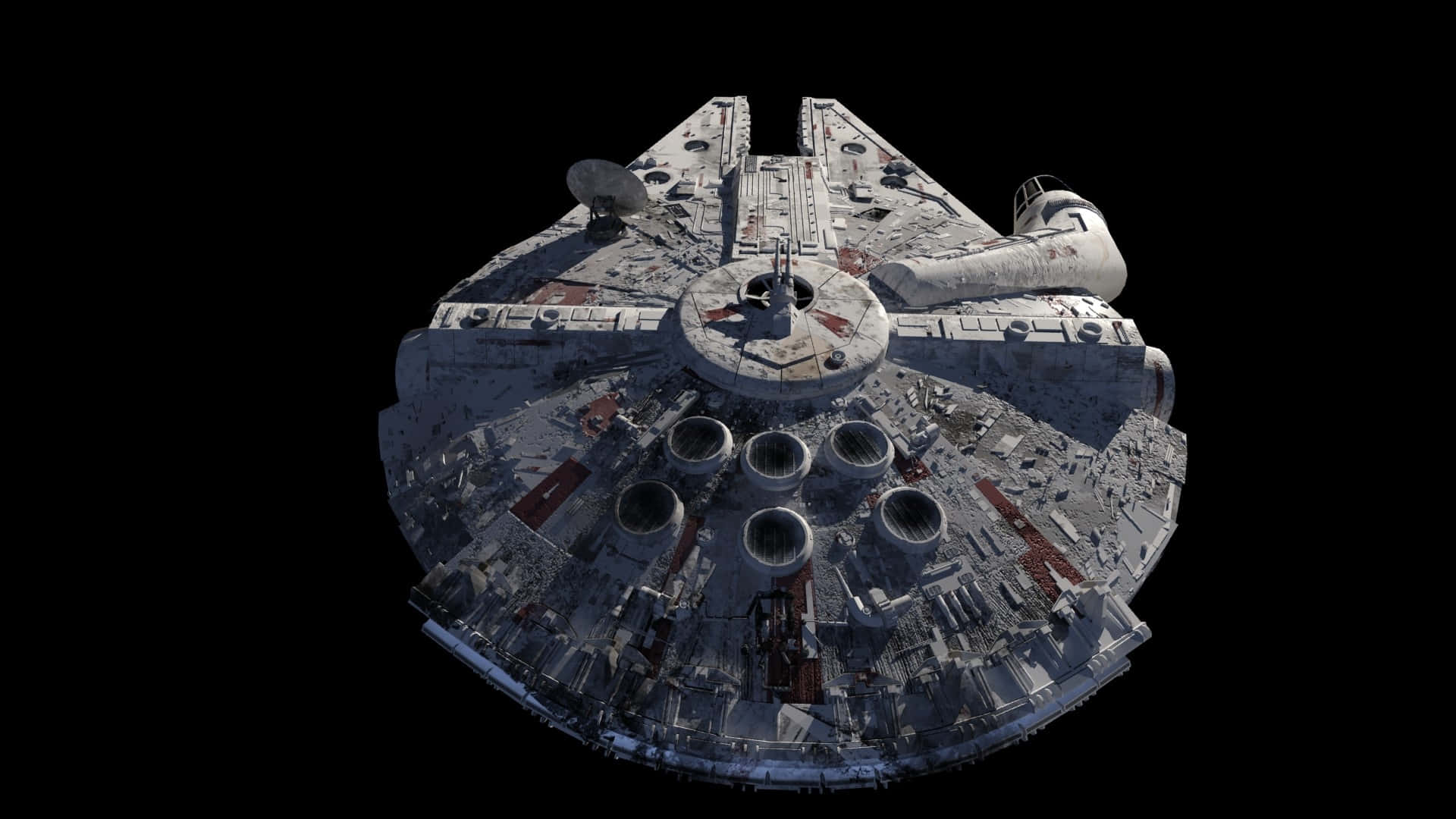 Dieikonische Millennium Falcon, Das Berühmteste Raumschiff Von Star Wars Wallpaper