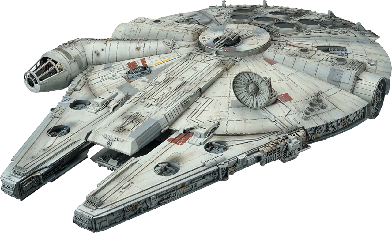 Millennium Falcon Star Wars Spaceship PNG