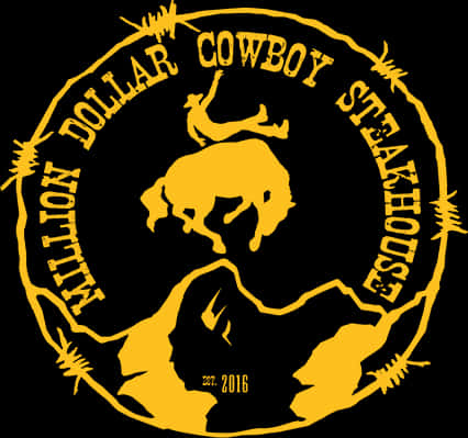 Million Dollar Cowboy Steakhouse Logo PNG