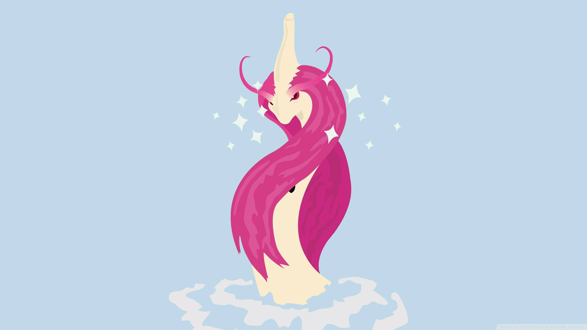 Milotic Showing Off Hair Wallpaper