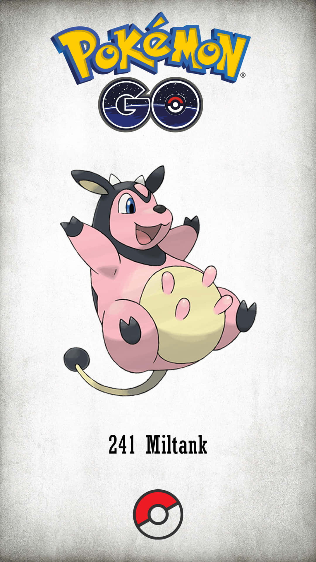 Miltank Pokemon Go Logo Tapet Wallpaper