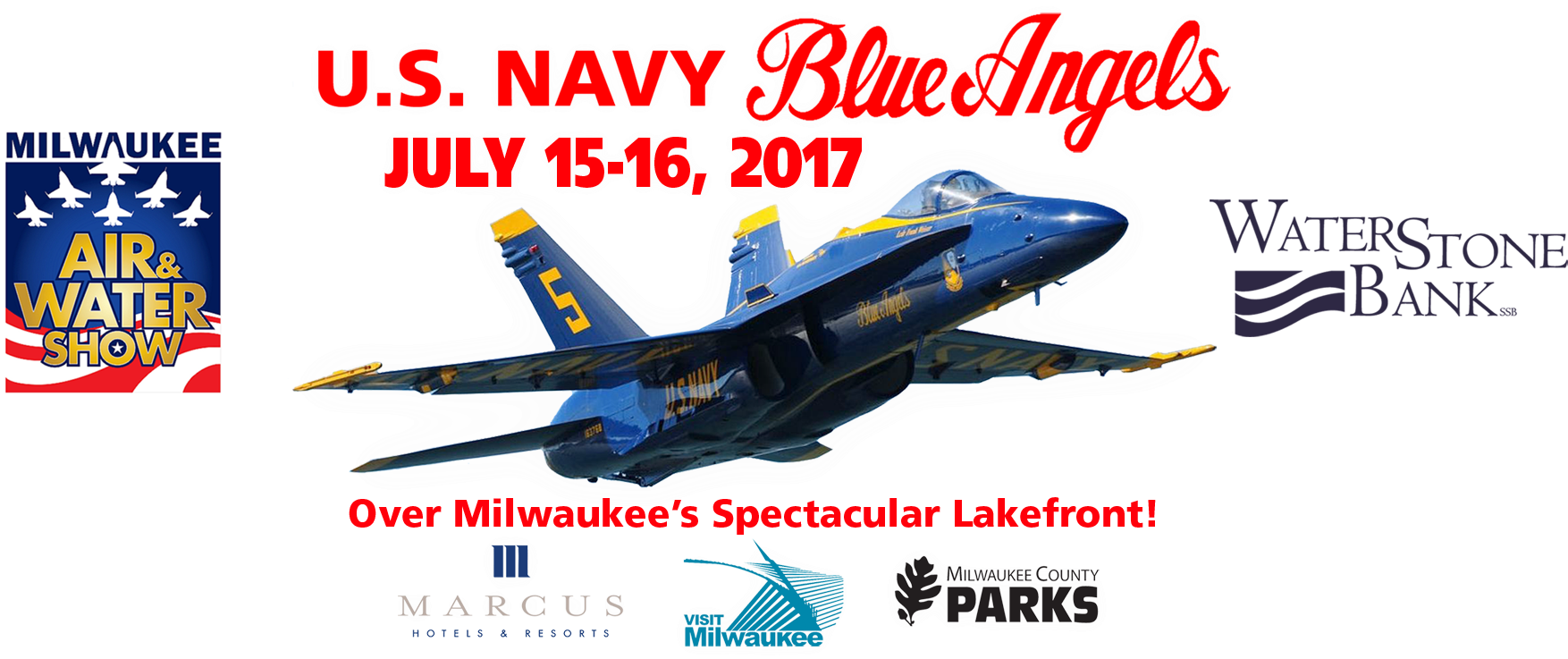 Milwaukee Air Water Show Blue Angels2017 PNG