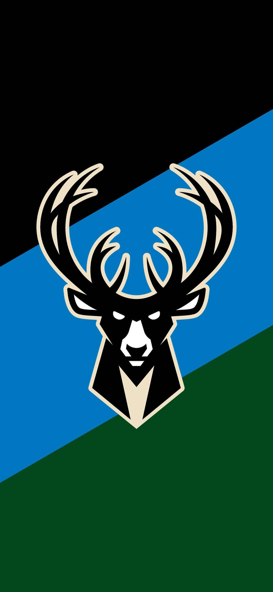 Milwaukee Bucks Black Logo Wallpaper