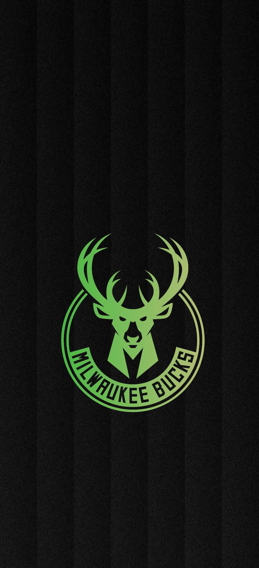 Emblema Verde Dei Milwaukee Bucks Sfondo