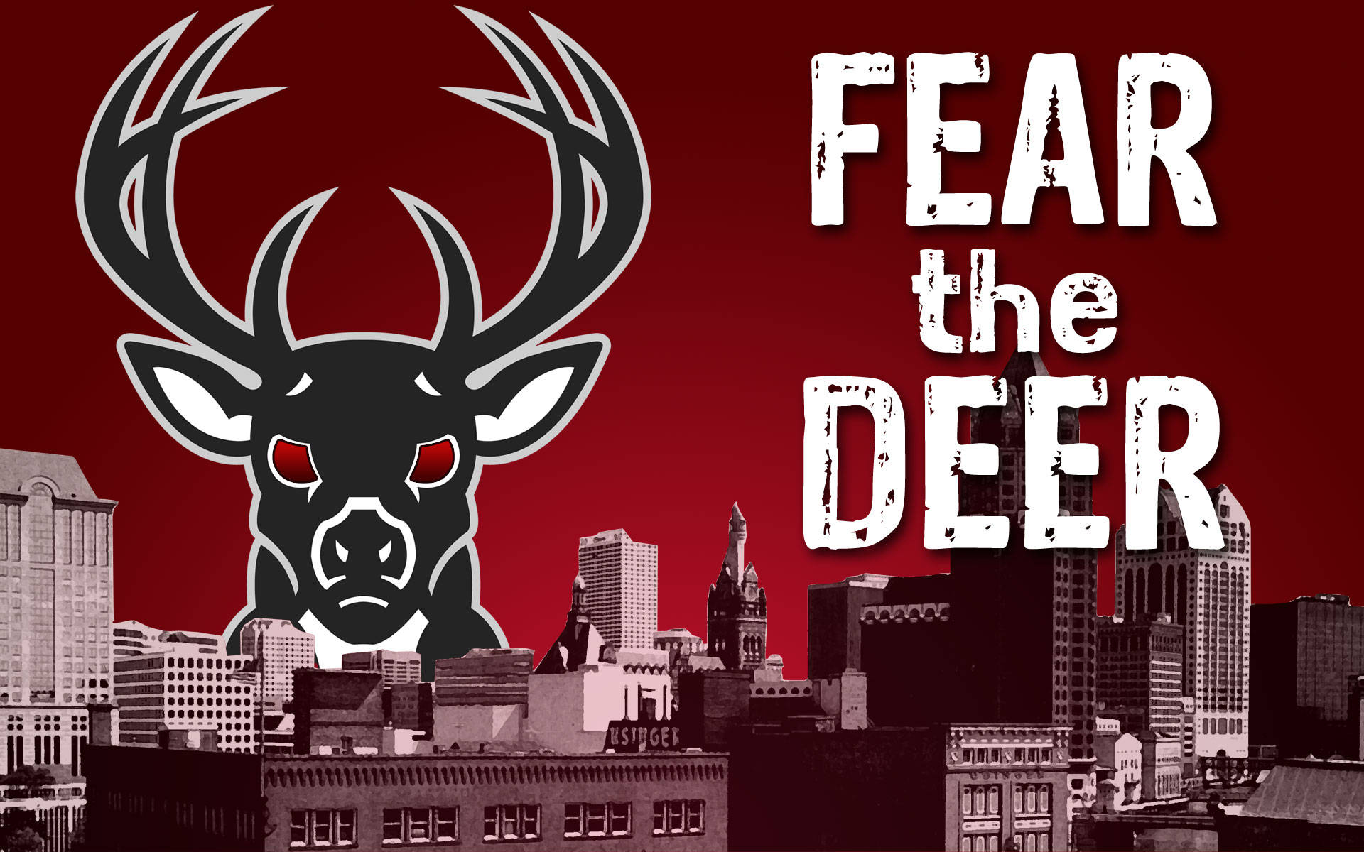 Download Milwaukee Bucks In Red Wallpaper