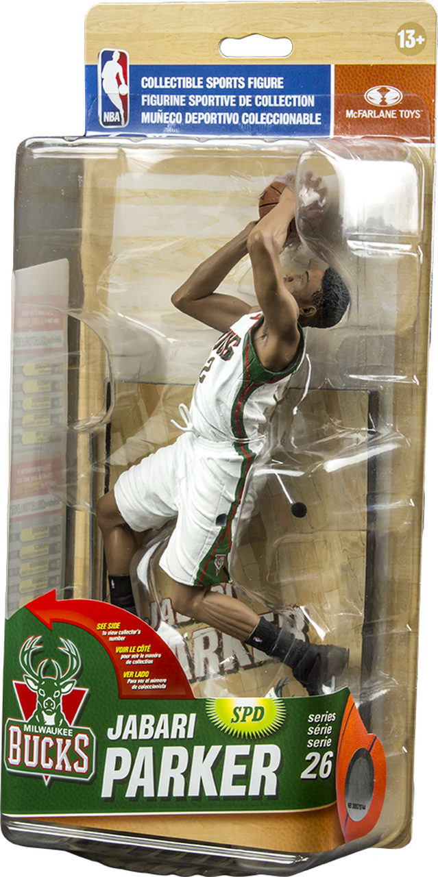Milwaukee Bucks Jabari Parker Action Figure Packaging PNG