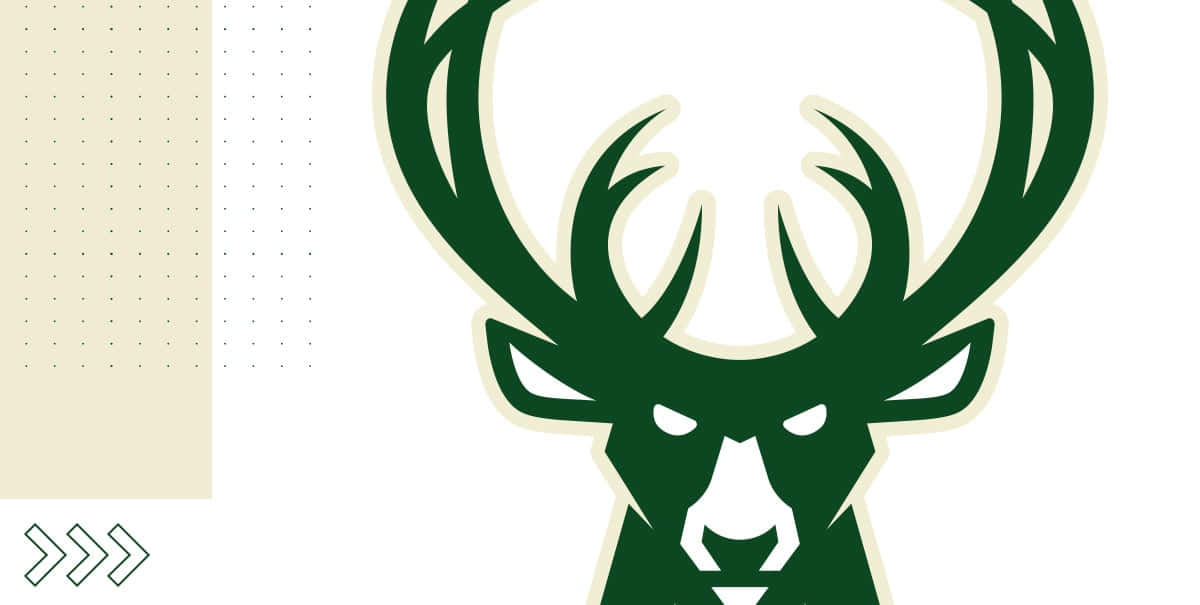 Detofficielle Logo For Nba-holdet Milwaukee Bucks. Wallpaper