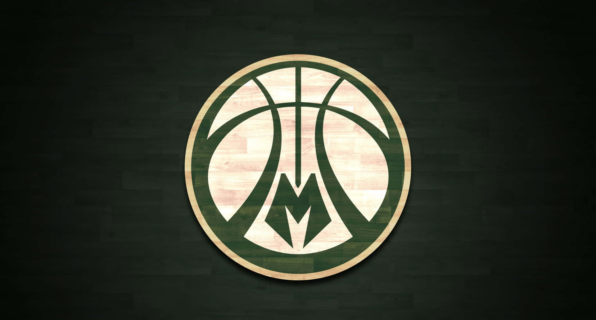 The iconic logo of the Milwaukee Bucks NBA basketball team. Wallpaper