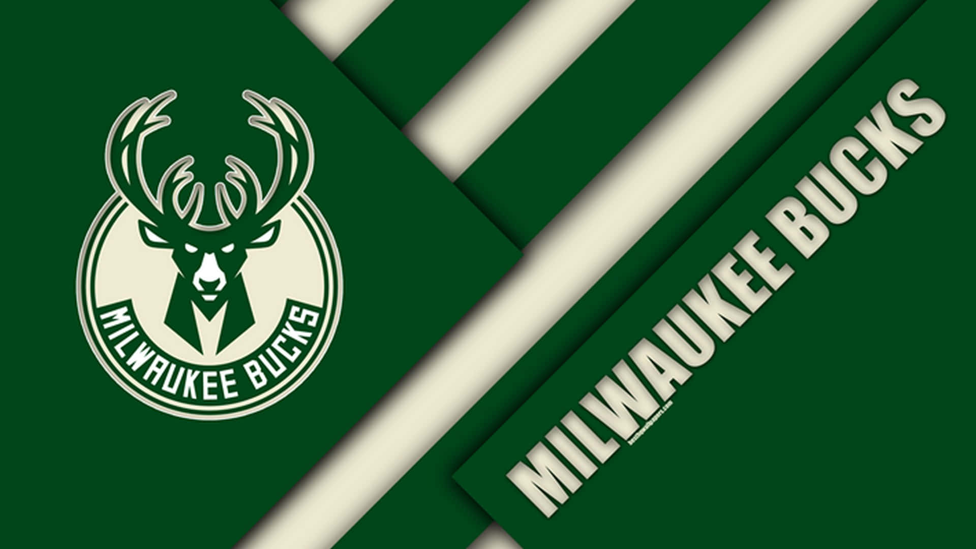 Det officielle Milwaukee Bucks Logo. Wallpaper