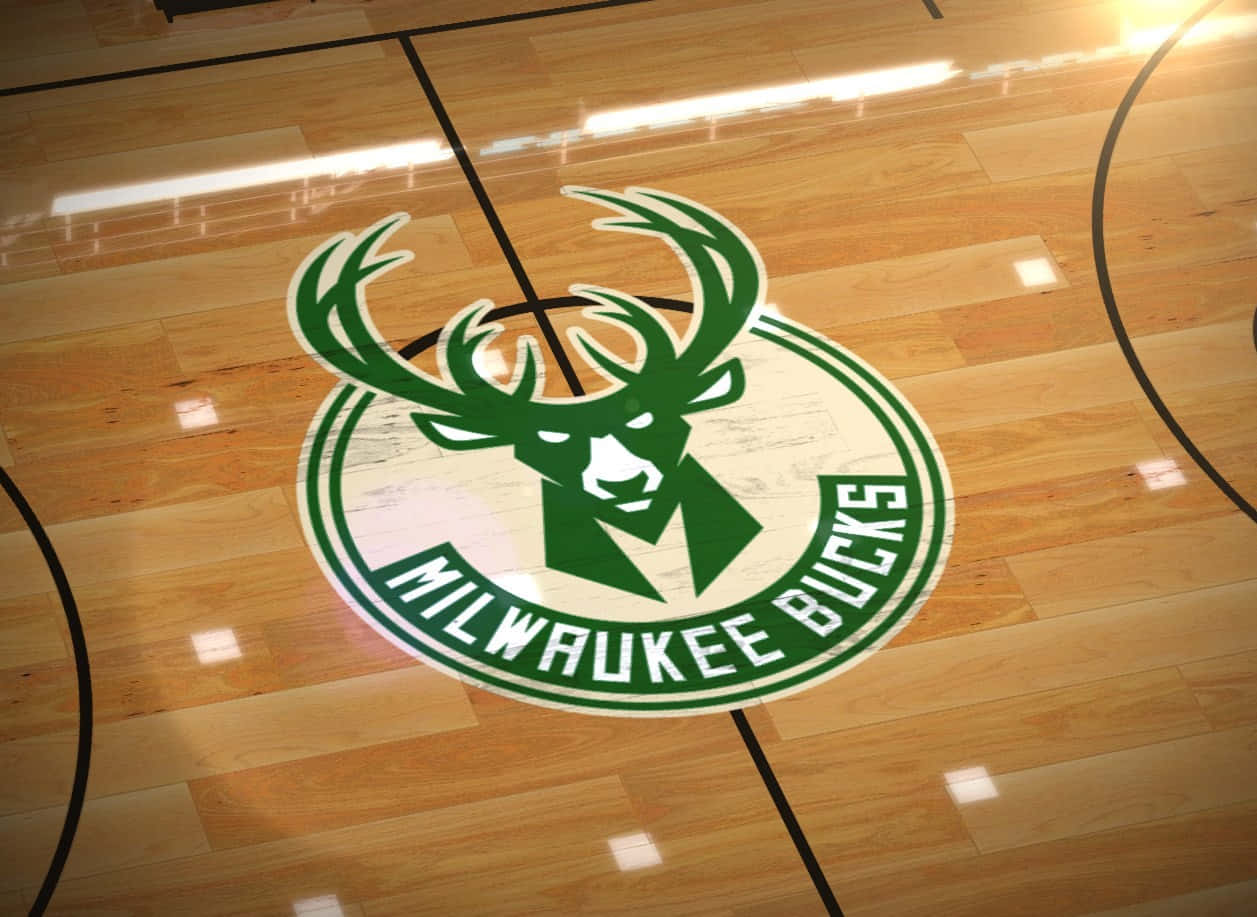 Milwaukeebucks Basketboll Logo. Wallpaper