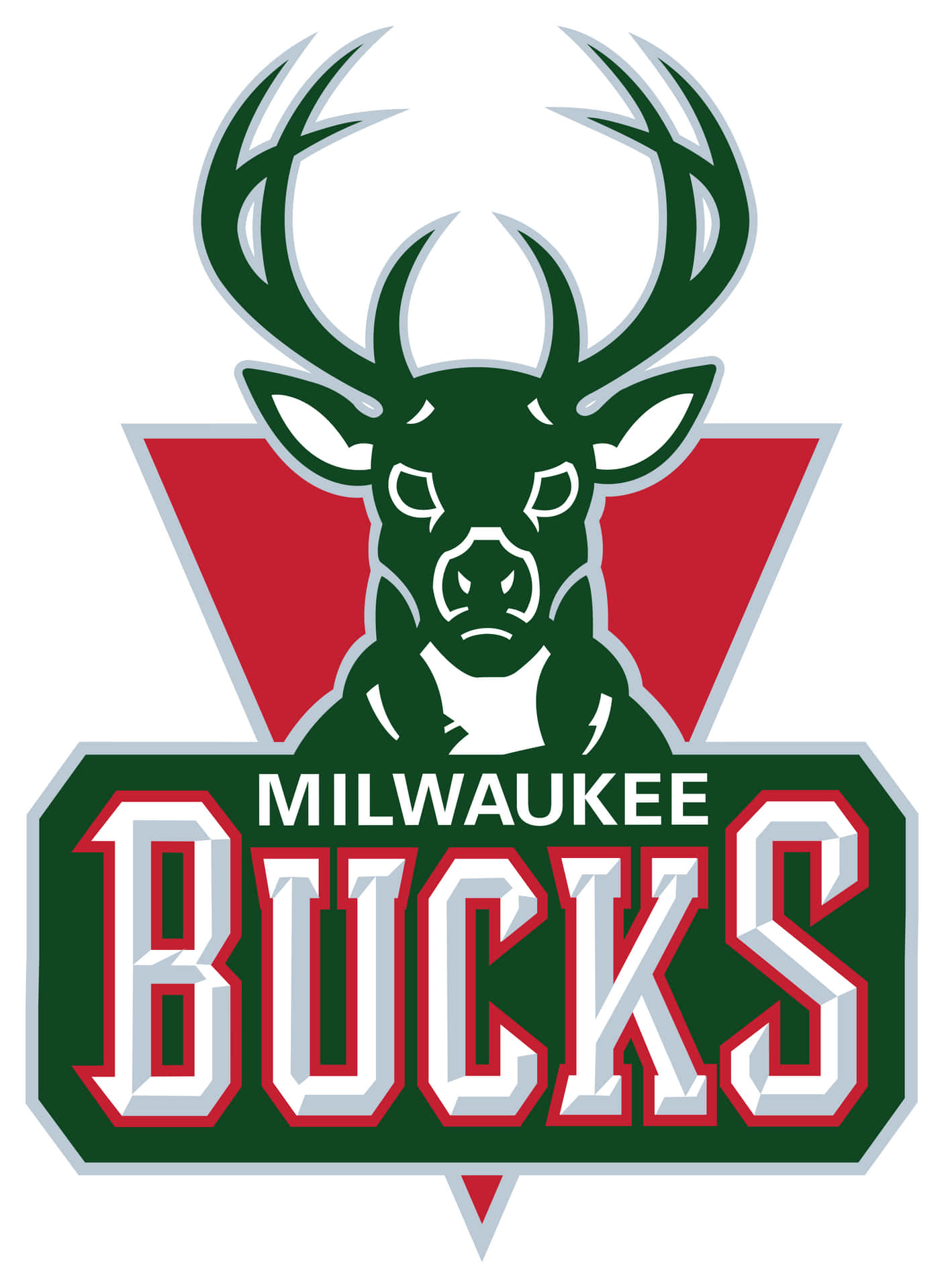 Logotipooficial Do Milwaukee Bucks Papel de Parede