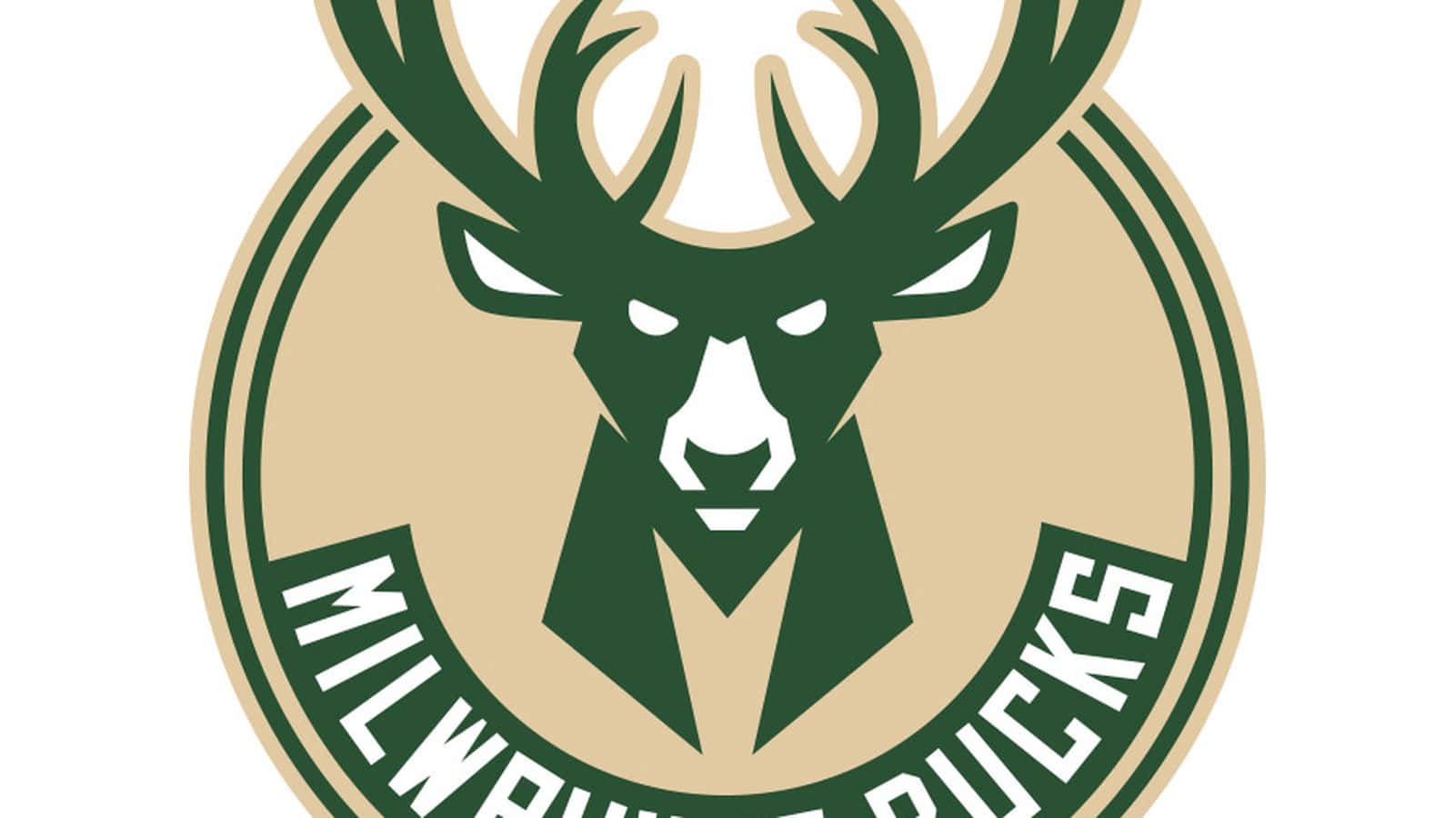 Logoen fra Milwaukee Bucks sætter det fremtidsrettede look for holdet. Wallpaper