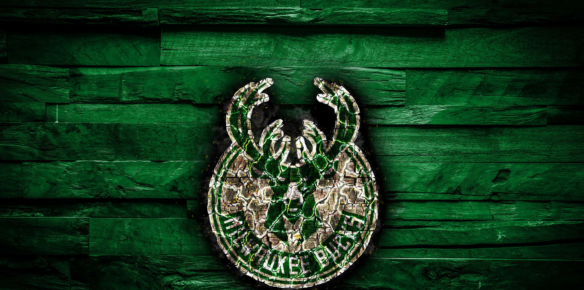 Offiziellesnba-logo Der Milwaukee Bucks Wallpaper