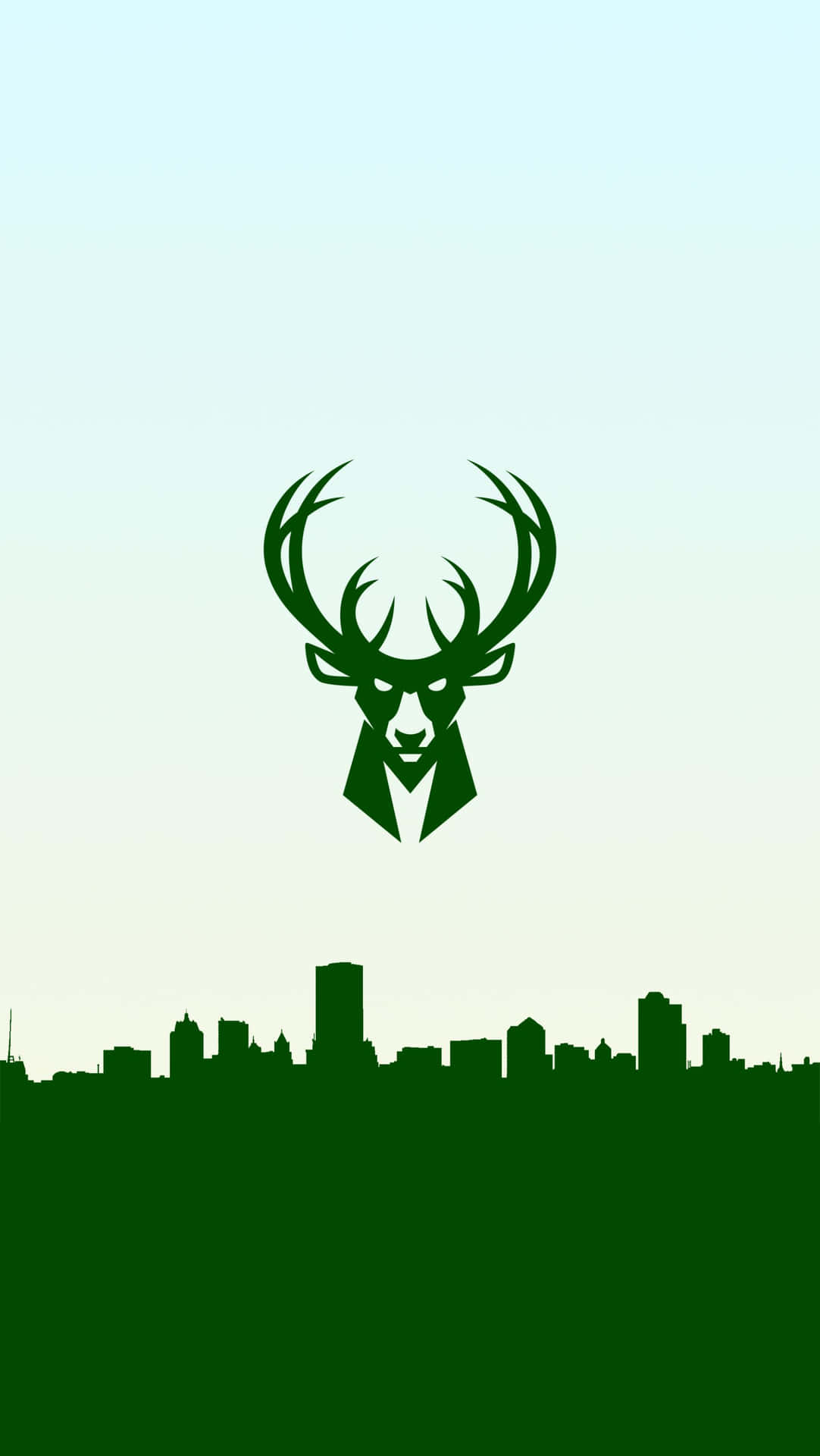 Logo fra Milwaukee Bucks NBA-holdet Wallpaper