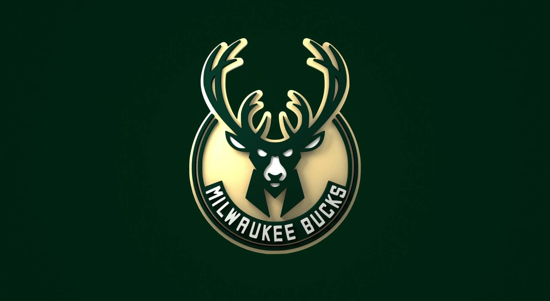 Milwaukeebucks-logotypen Representerar Ett Ikoniskt Idrottslag I Nba. Wallpaper