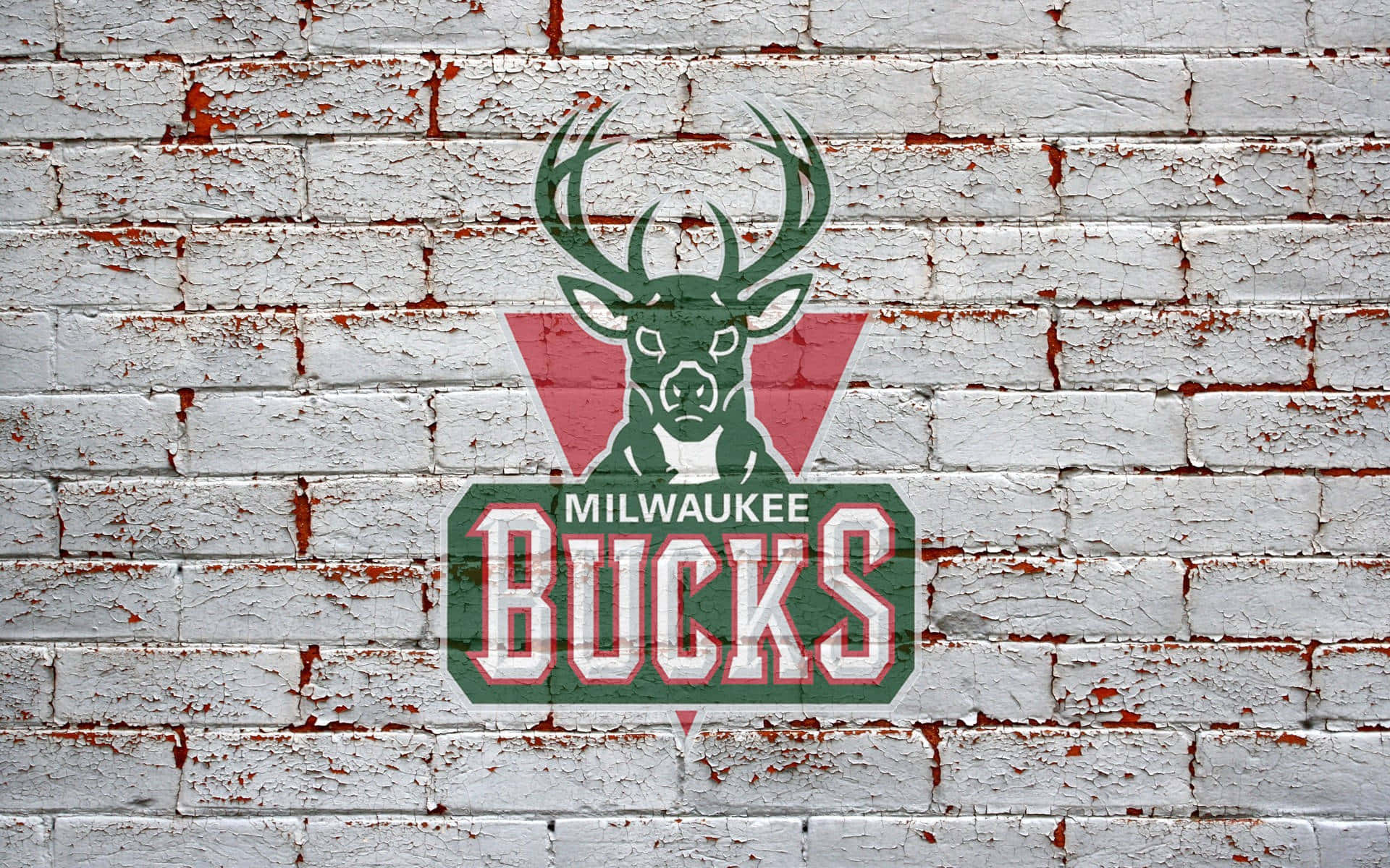Farverig Milwaukee Bucks Logo Wallpaper
