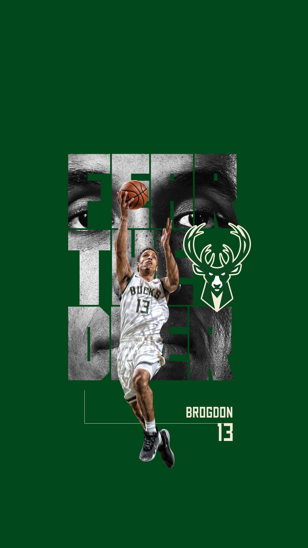 Download Milwaukee Bucks Malcolm Brogdon Wallpaper