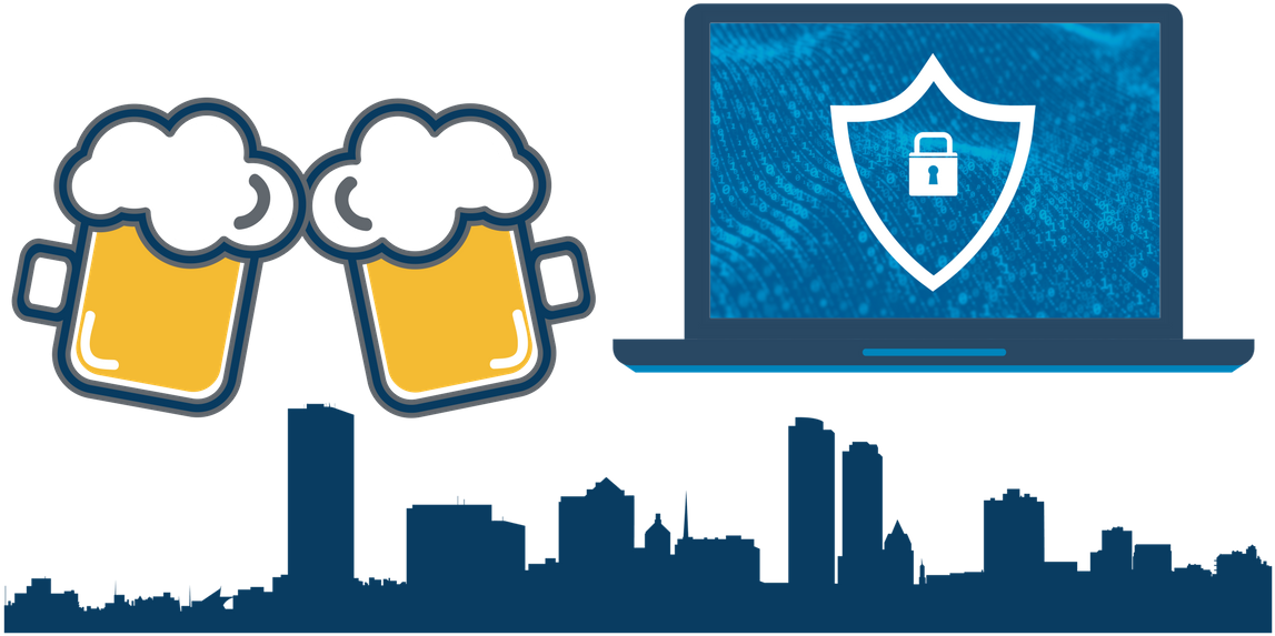 Milwaukee Cybersecurity Beer Celebration PNG