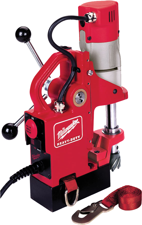 Milwaukee Heavy Duty Magnetic Drill Press PNG