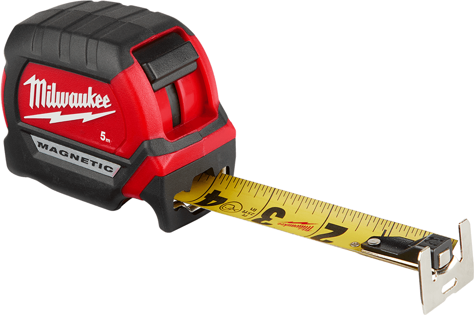 Milwaukee Magnetic Tape Measure PNG