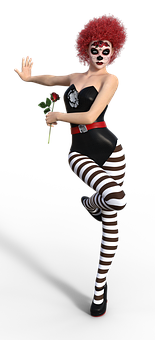 Mime Artist3 D Character PNG
