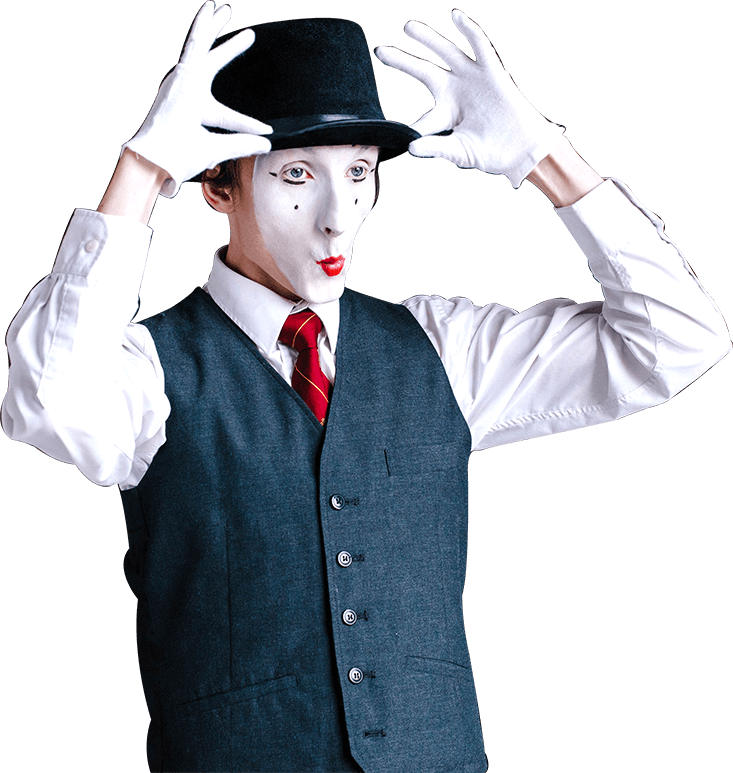 Mime Artistin Classic Pose PNG